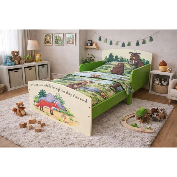 Kudlhome Gruffalo Kids Toddler Bed Frame with Safety Rails