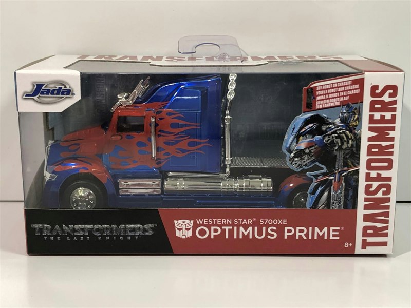 a toy truck in a box