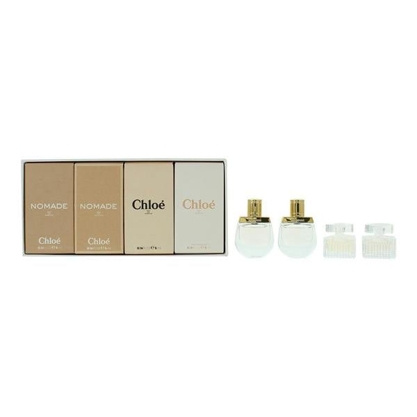 Mini Chloé Mini 4 Piece Gift Set: Chloé Eau de Parfum 5ml - Nomade Eau de Parfum 5ml - Nomade Eau de Toilette 5ml - Rose Tangerine Eau de Toilette 5ml