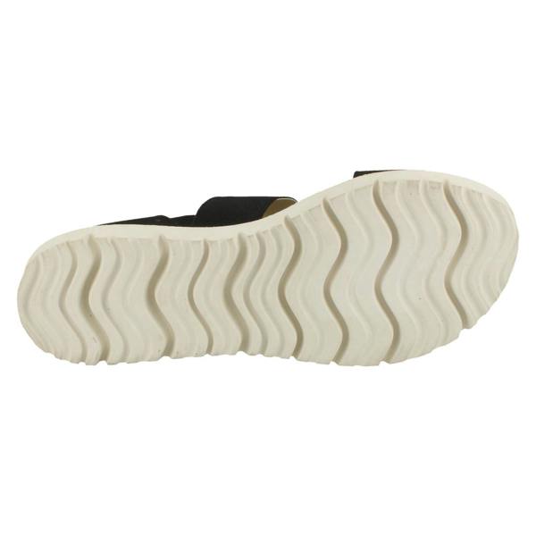 Down to Earth Ladies Down To Earth Elasticated Flat Sandals