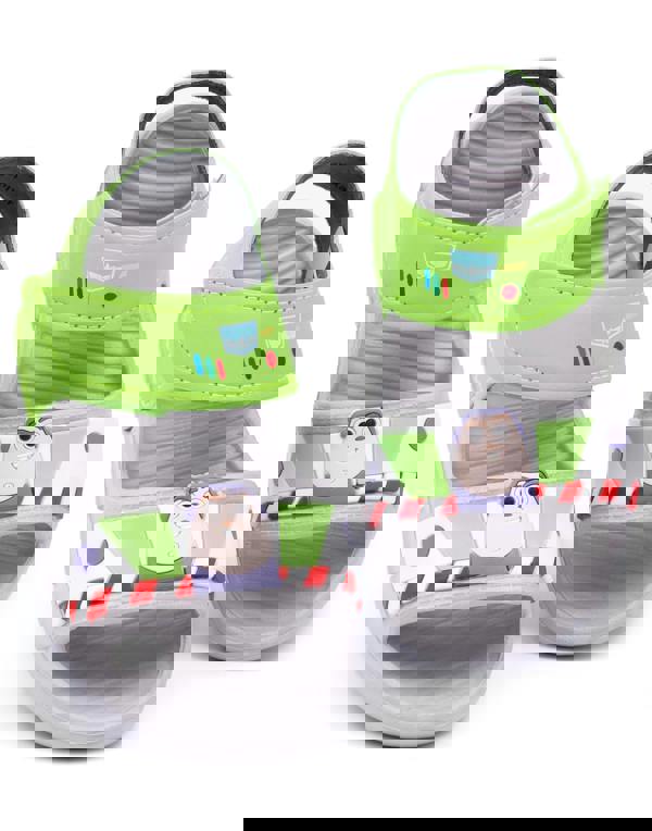 Disney Boys Grey Buzz Lightyear Sandals
