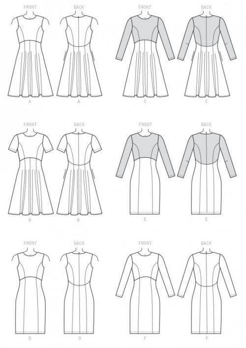 Vogue Sewing Pattern 9202, Dresses for Women, A5 (6-8-10-12-14) - Easy