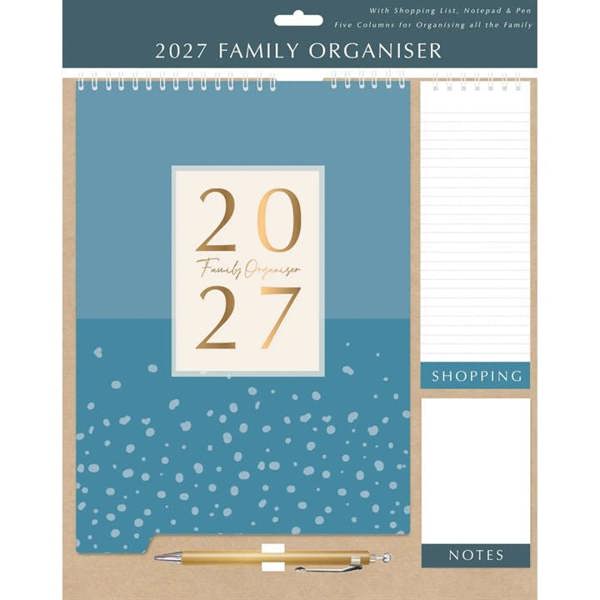 Kraft Family Organiser 2027, Family Planners, Month To View, Art, Gift