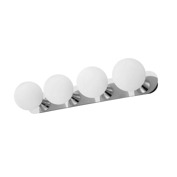 COSYLYTE Bowen Bathroom 4 Light Glass Ceiling Flush Light