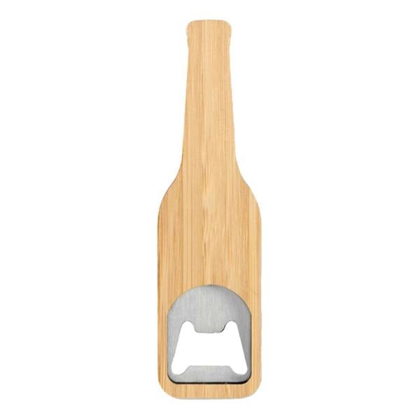 MidOcean Buper Bamboo Magnetic Bottle Opener - Wood - 