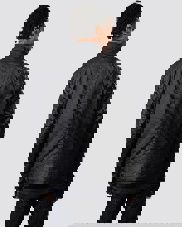 Belstaff Racemaster Mens Waxed Cotton Compact Field Jacket - Dark Navy