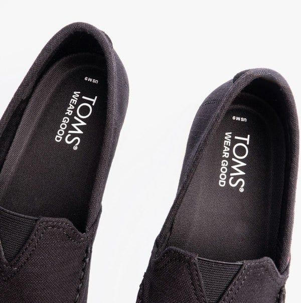 TOMS TRVL LITE Mens Loafers Black