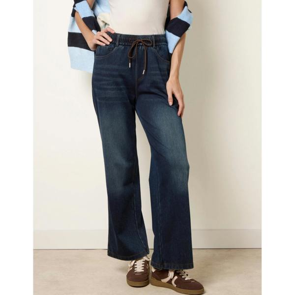 Blue Vanilla Elastic Waist Jeans
