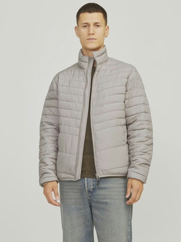 Jack & Jones State Packable Puffer Jacket - Atmosphere Grey