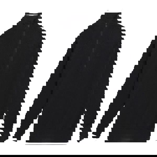 Animal Womens/Ladies Ottoman Half Zip Jumper - Black - 