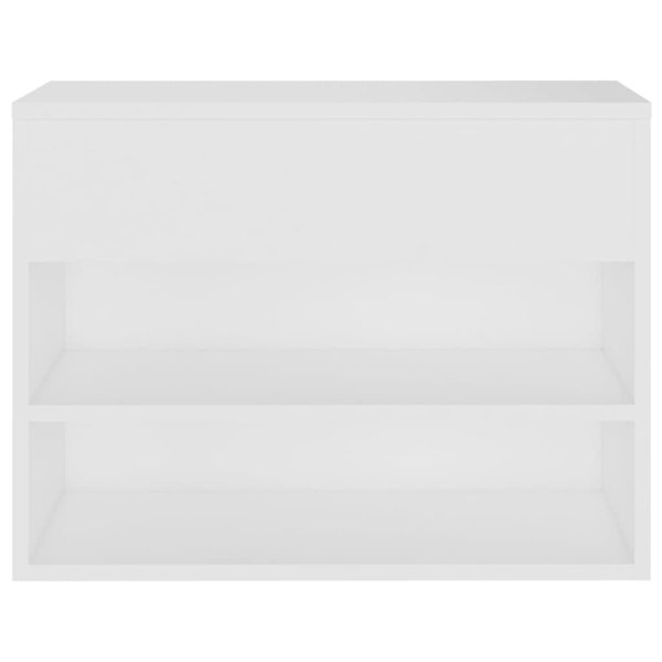 Berkfield Shoe Bench White 60x30x45 cm Engineered Wood