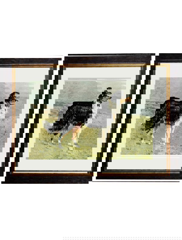 Exceptional Art c.1881 Working Dogs