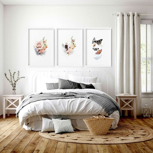 Art for the bedroom | set of 3 wall prints