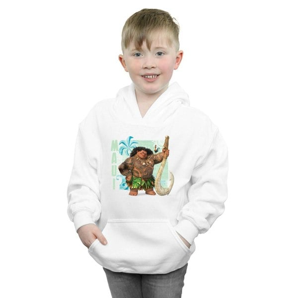 Disney Boys Moana Maui Hoodie - White