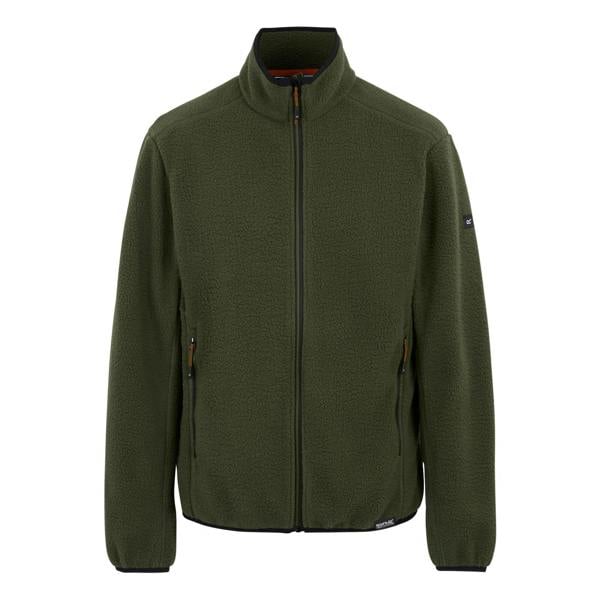 Regatta Mens Elnut Full Zip Fleece Jacket - Olive Night