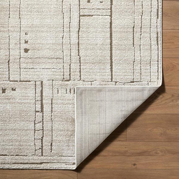 Livabliss Alba-Modern Taupe Brown Graphic Rug