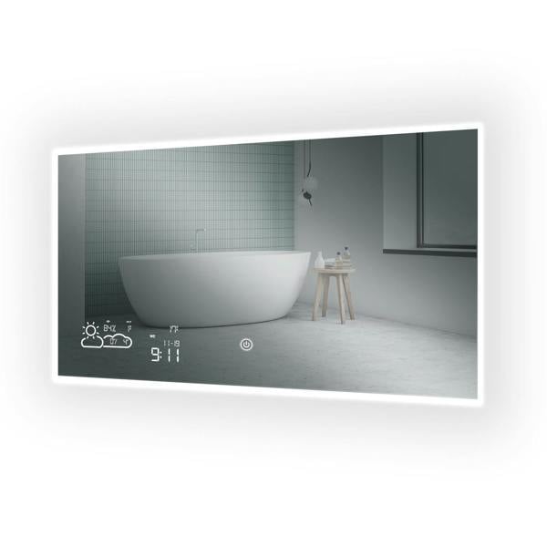 360W LED Backlit Mirrored Infrared Heating Panel - Electric Panel Heater