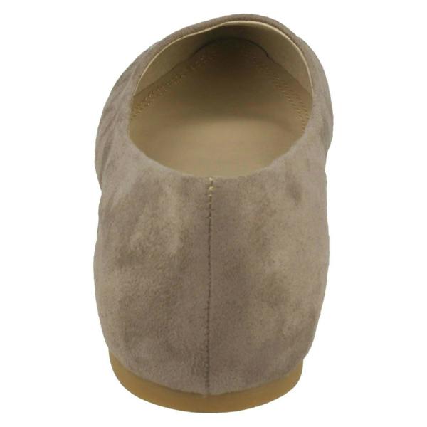 Spot On Ladies Spot On Flat Pointed Toe Ballerinas