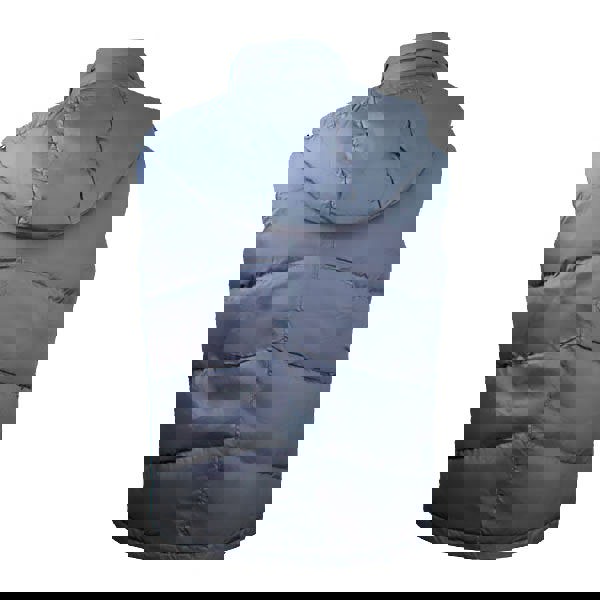 David WeJ Warrington Gilet with Detachable Hood - Navy