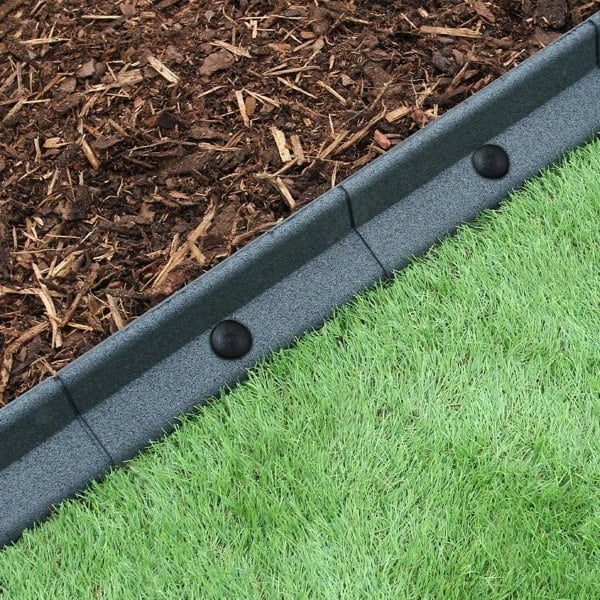 Monstershop Flexible Lawn Edging Grey 1.2m x 6