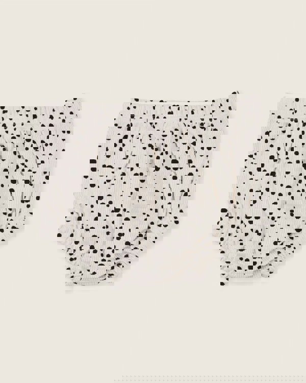 Cream Abstract Spot Print Bloomers - image 4