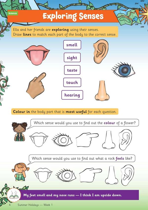 KS1 Summer Holidays Activity Workbook Bundle – for kids between Year 1 and Year 2 (Ages 5-6) CGP