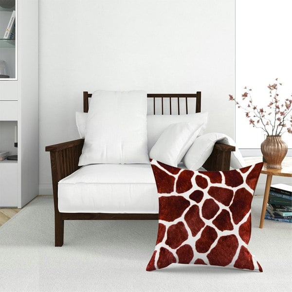 Warren Reed Giraffe Spots Print Floor Cushion