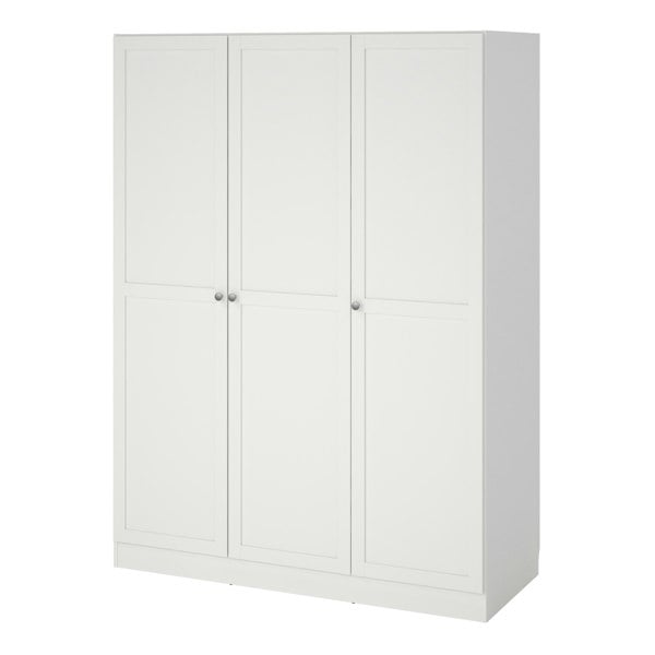 Furniture To Go Brande Wardrobe with 3 Frame Doors in White