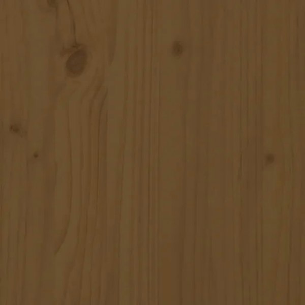 Berkfield Bed Headboard Honey Brown 125.5x4x100 cm Solid Pine Wood