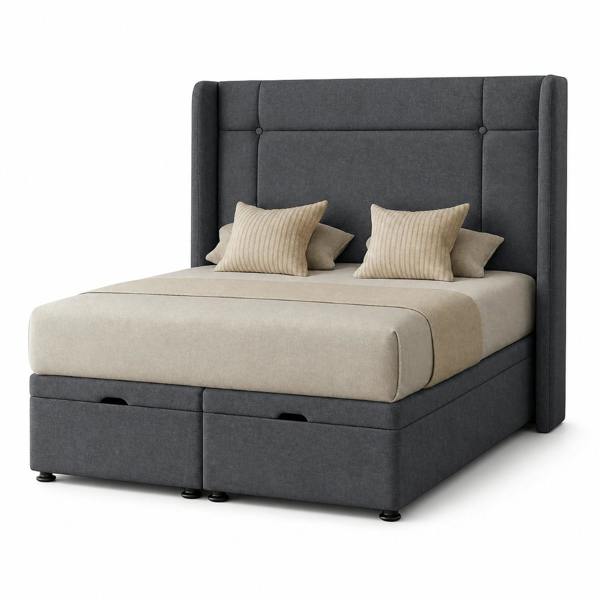 Great British Beds Dingley Winged Divan Ottoman Bed