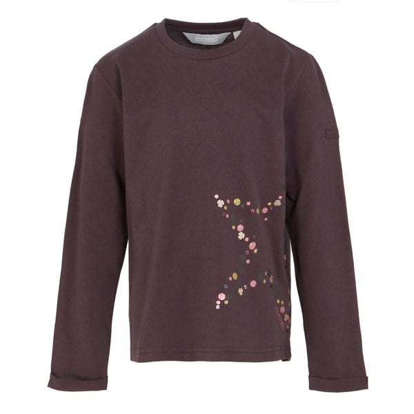 Regatta Childrens/Kids Wenbie III Star Long-Sleeved T-Shirt - Deep Plum