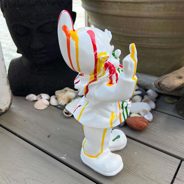 Stoobz Rainbow Art Middle Finger F**k You Garden Gnome 30cm