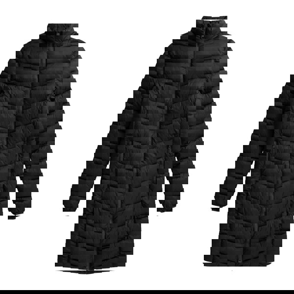 Animal Womens/Ladies Frankie Longline Padded Jacket - Jet Black