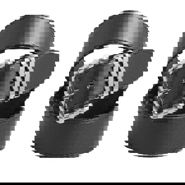 Duke D555 Noah Bonded Leather Waist Belt - Black