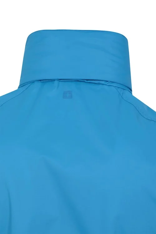 Mountain Warehouse Mens Pakka II Waterproof Jacket - Bright Blue