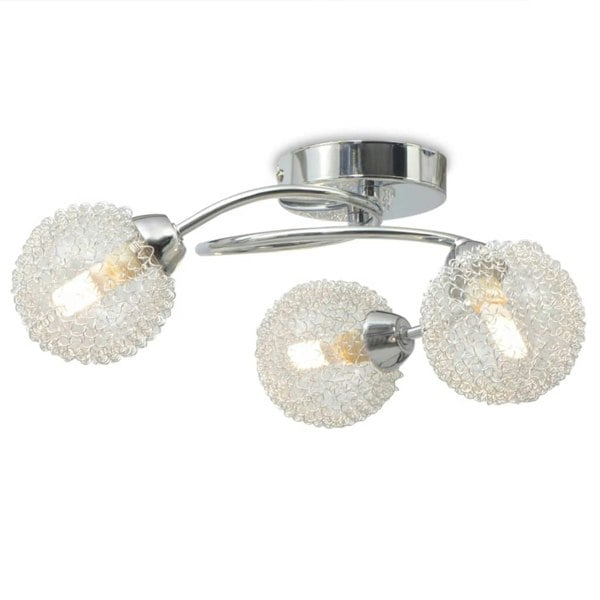Berkfield Ceiling Lamp for 3 G9 Bulbs 120 W