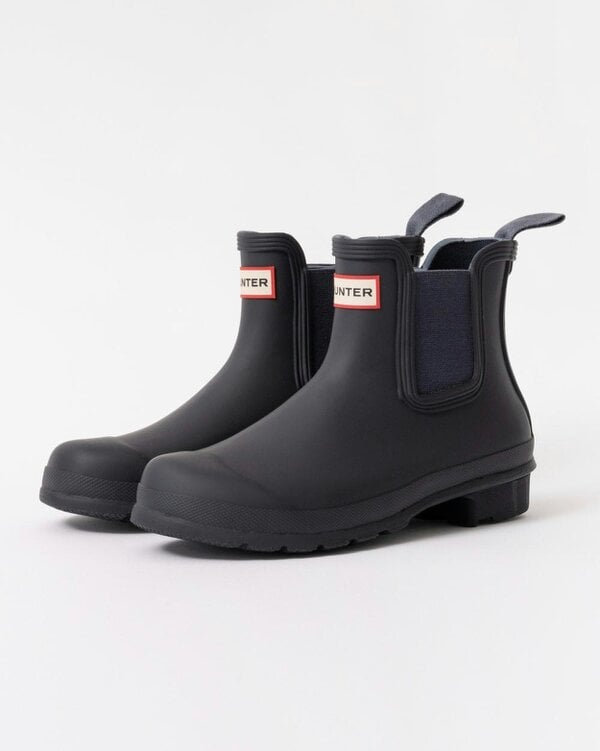 Hunter Original Chelsea Womens Boots - Navy