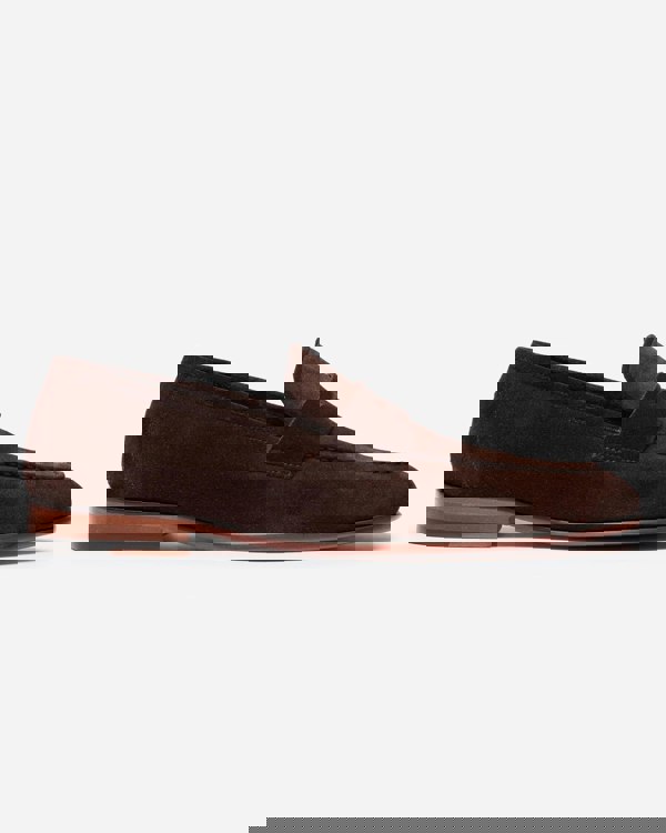 Oliver Sweeney Keyworth Suede Mens Loafers - Chocolate