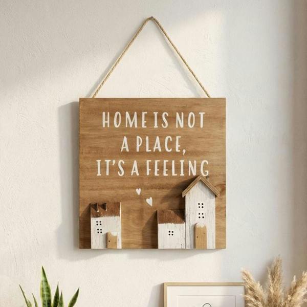 Garden Greatness Hanging Wooden Home Sign Plaque