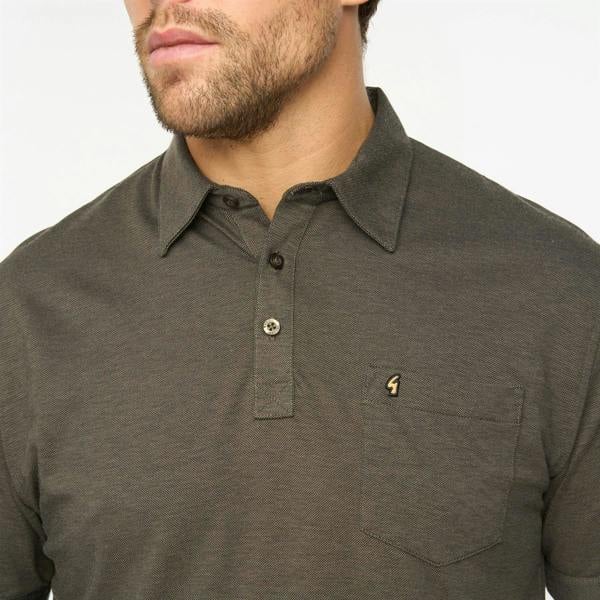 Gabicci G55Z17 Plain Oxford Jersey Shirt Gabicci Classic IVY