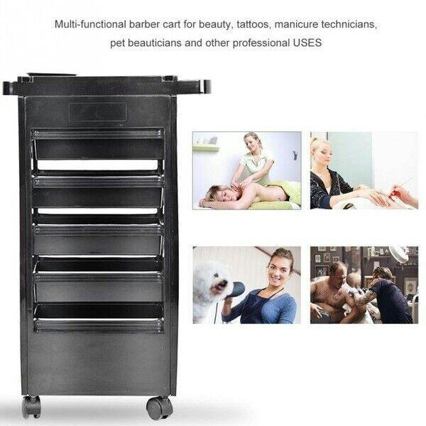 HYGRAD BUILT TO SURVIVE Multi purpose Storage trolley for Hairdressers Nail Salon Tattoo artist Spa UK