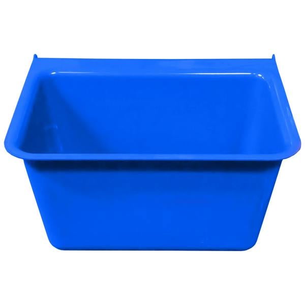 Ketoplastics Skip Feed Bucket Feeder Trough with Integrated Handles Small Skip S1 for Animal Feed - 11L - Blue