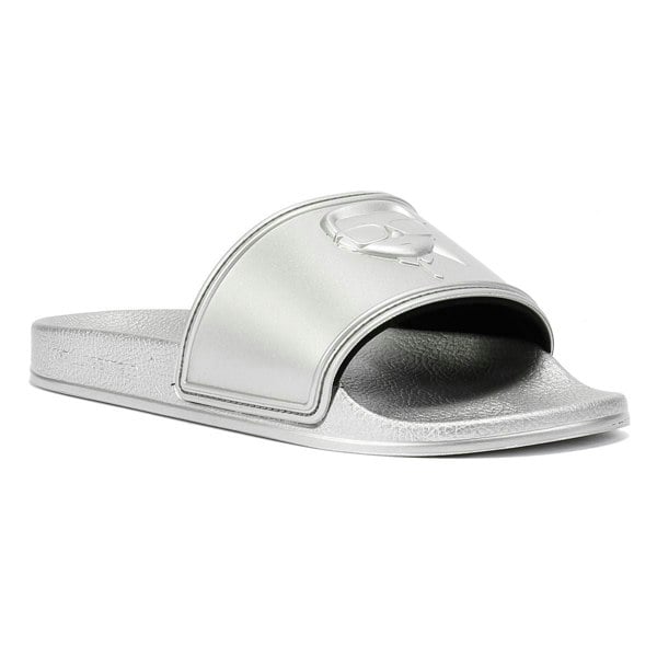 Karl Lagerfeld Kondo 2.0 Karl NFT Women's Slides - Silver