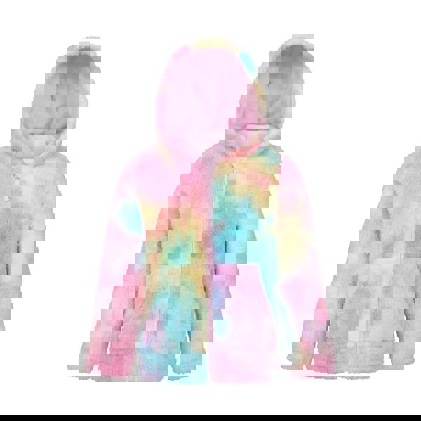 Mountain Warehouse Childrens/Kids Cosy Rainbow Full Zip Hoodie - Bright Pink - 