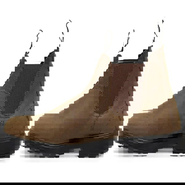 Hard Yakka Brunswick Nubuck Boots - Saddle Brown Nubuck