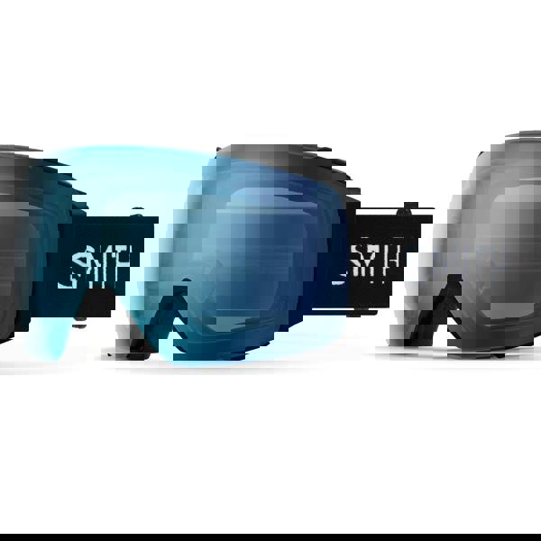 Smith Ski Goggles I/O Mag 0JX 4B Black ChromaPop Everyday Blue Mirror & CP Storm Blue Sensor Mirror