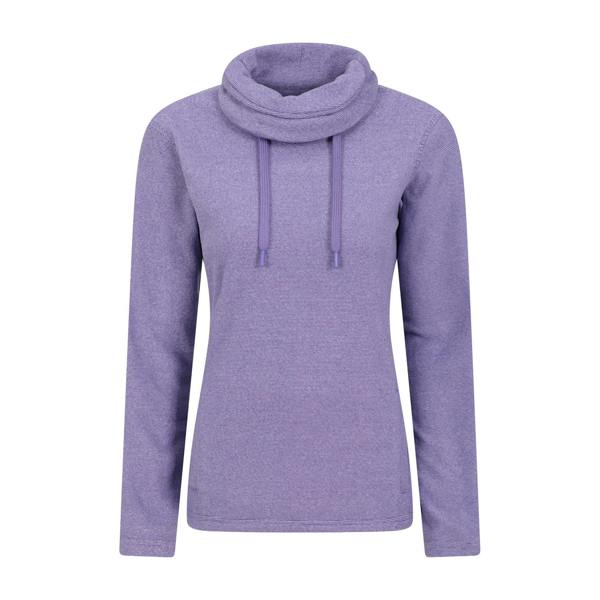 Mountain Warehouse Womens/Ladies Hebridean Cowl Neck Fleece Top - Grape - 