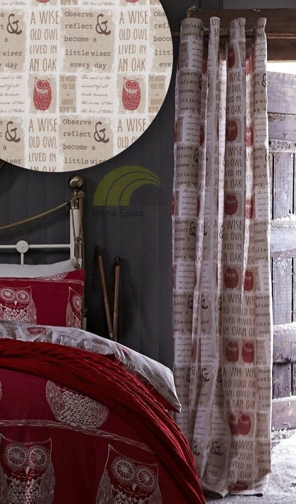 Catherine Lansfield A Wise Old Owl Curtains