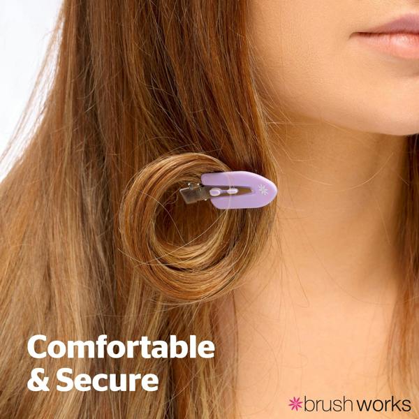 Brushworks No Crease Hair Clips (Pack of 8)