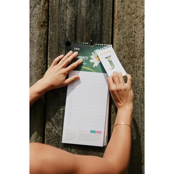 RHS, Plantable Flower Slim Calendar 2027, Wall Calendars, Month To View, Lifestyle, Gift